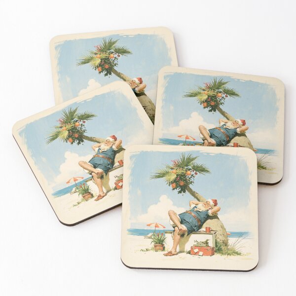Item preview, Santa’s Tropical Christmas Vacation designed and sold by junkydotcom.
