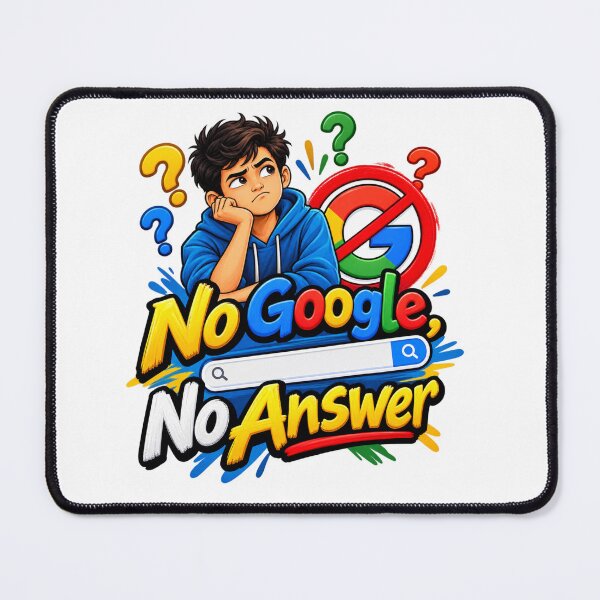 Item preview, No Google No Answer Funny Search designed and sold by Design Sounds Studio.
