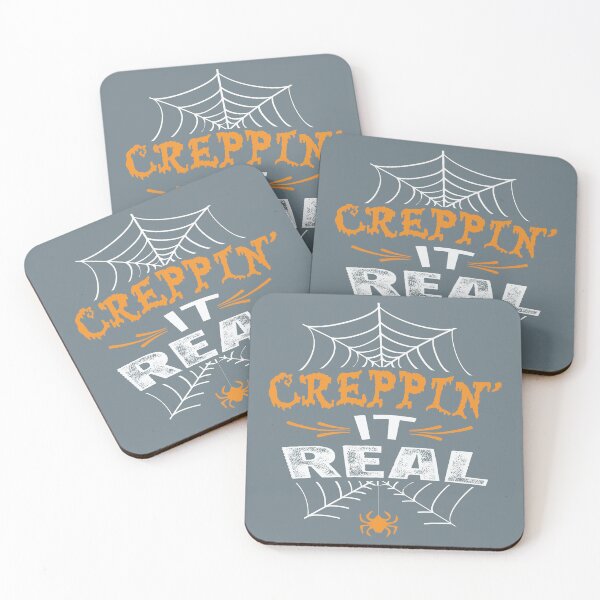 Item preview, Creepin’ It Real Halloween Spider Web T-Shirt designed and sold by Mdjahirulsk.