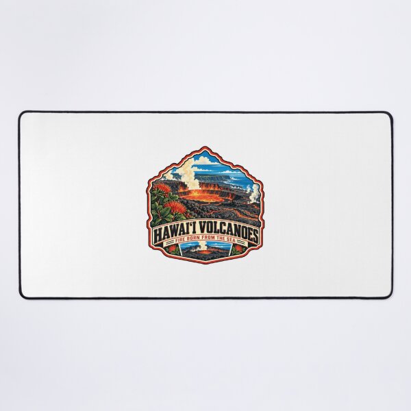 Item preview, Hawai'i Volcanoes Fire Born From The Sea Hawaiian Island Travel Souvenir designed and sold by Star3NowForMe.