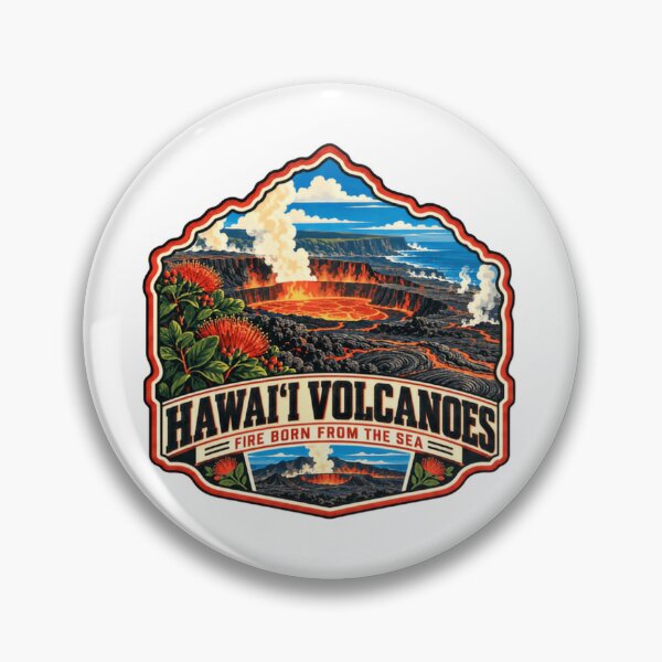 Item preview, Hawai'i Volcanoes Fire Born From The Sea Hawaiian Island Travel Souvenir designed and sold by Star3NowForMe.