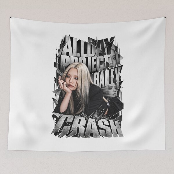 Item preview, ALLDAY PROJECT Bailey Crash Grunge Dark Poster Visual designed and sold by Valereekmerch.