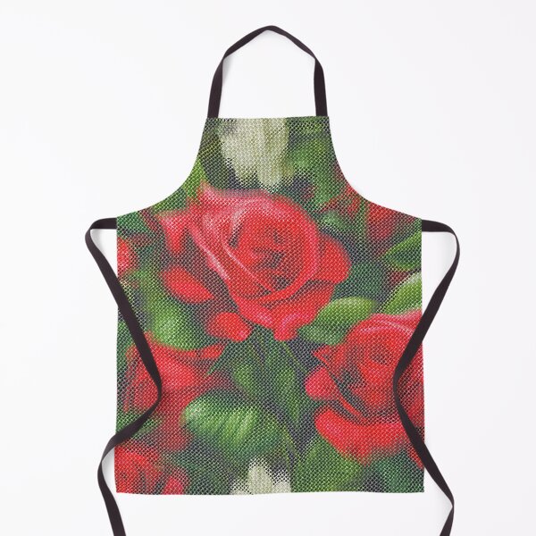 Item preview, Stichy Woven Red Roses  designed and sold by Digital Attic 95.