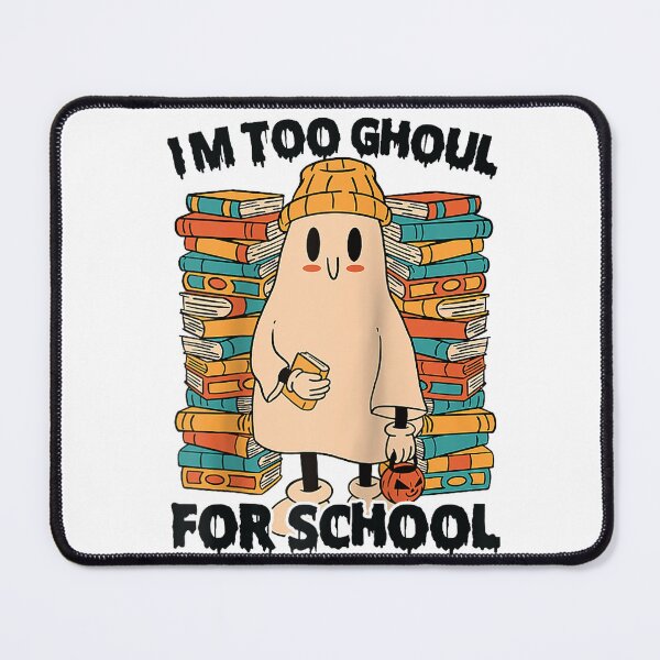 Item preview, I'm Too Ghoul For School - Spooky Ghost - Halloween Vacation Raglan Baseball Tee designed and sold by TinyHands-Art.