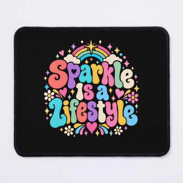 Item preview, Sparkle Is A Lifestyle Happy Positive Quote Girls Women designed and sold by JonesFlora2025.