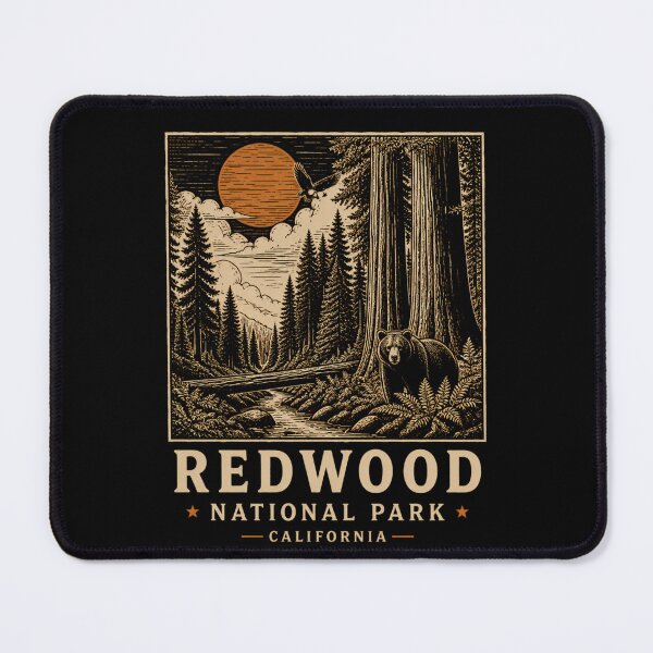 Item preview, Redwood National Park for Hikers Campers and Nature Lovers designed and sold by LittleNhutton.
