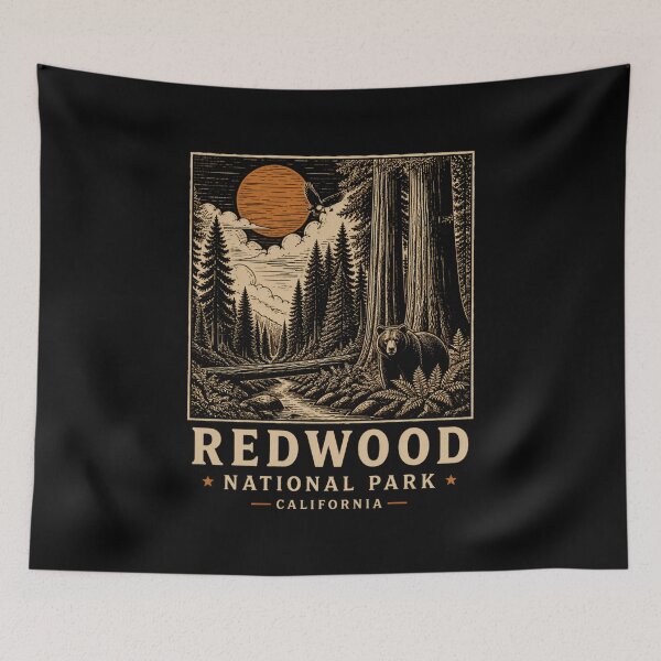 Item preview, Redwood National Park for Hikers Campers and Nature Lovers designed and sold by LittleNhutton.