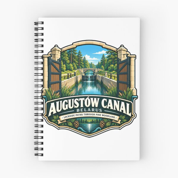 Item preview, Augustów Canal Belarus Lockside Paths Through Pine Woodland Historic Waterway Travel Destination designed and sold by Star3NowForMe.