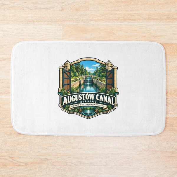 Item preview, Augustów Canal Belarus Lockside Paths Through Pine Woodland Historic Waterway Travel Destination designed and sold by Star3NowForMe.
