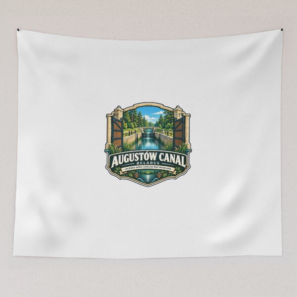 Item preview, Augustów Canal Belarus Lockside Paths Through Pine Woodland Historic Waterway Travel Destination designed and sold by Star3NowForMe.