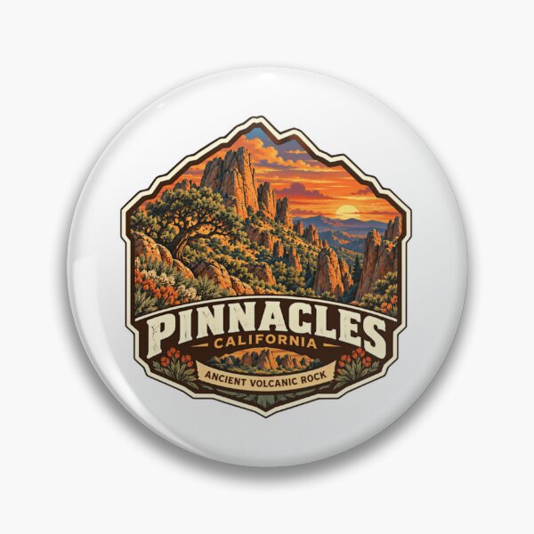 Item preview, Pinnacles California Ancient Volcanic Rock National Park Travel Hiking designed and sold by Star3NowForMe.
