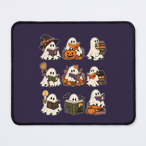 Item preview, Cute Ghosts Reading Books Halloween Bookworm designed and sold by Moo7shop.