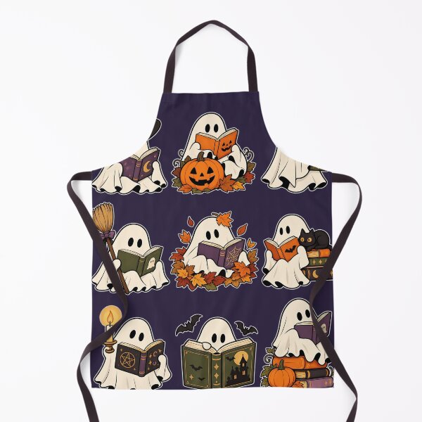 Item preview, Cute Ghosts Reading Books Halloween Bookworm designed and sold by Moo7shop.