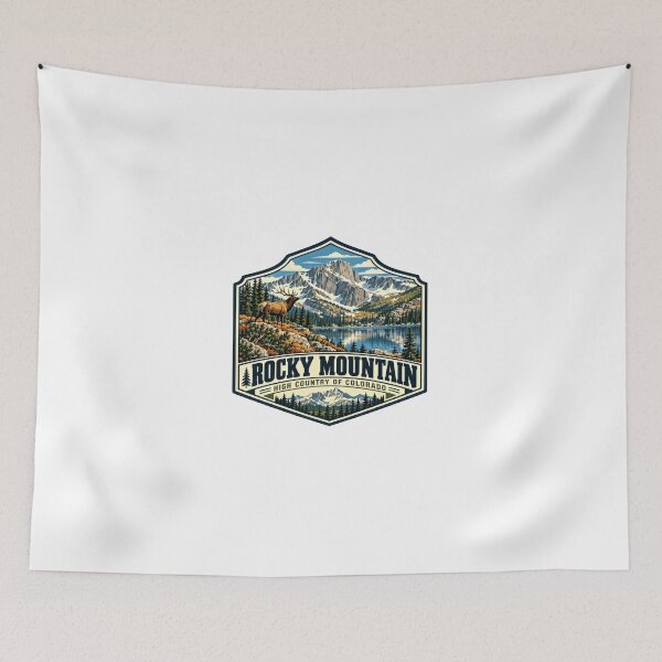 Item preview, Rocky Mountain High Country Of Colorado National Park Hiker Traveler designed and sold by Simsimah26Parks.