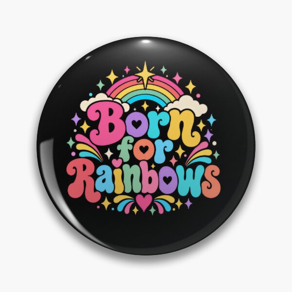 Item preview, Born For Rainbows Colorful Joyful Happy Positive designed and sold by JonesFlora2025.