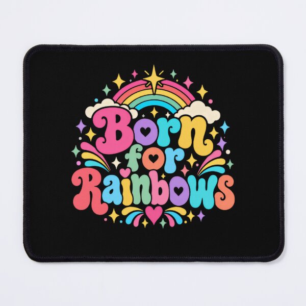 Item preview, Born For Rainbows Colorful Joyful Happy Positive designed and sold by JonesFlora2025.