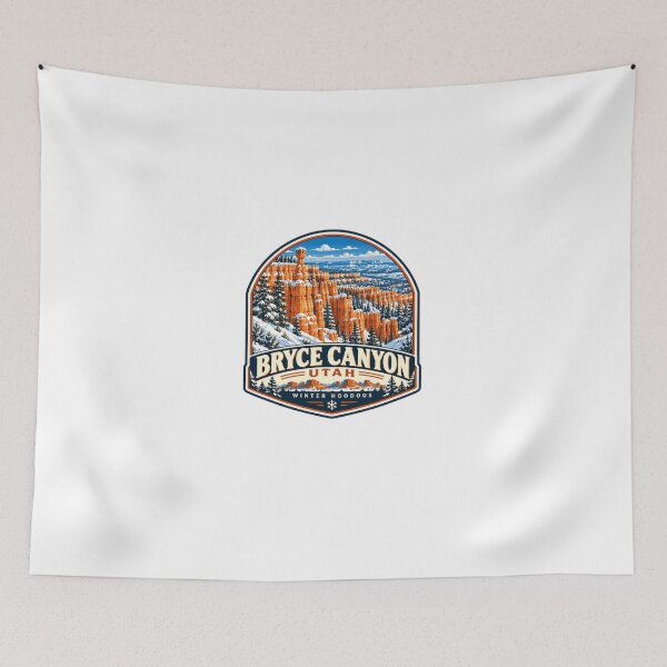 Item preview, Bryce Canyon Utah Winter Hoodoos National Park Travel Hiking Souvenir designed and sold by Star3NowForMe.