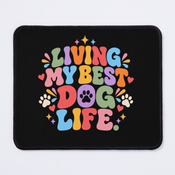 Item preview, Living My Best Dog Life Dog Owner Pet Parent Canine Lover designed and sold by RetroMini2026.