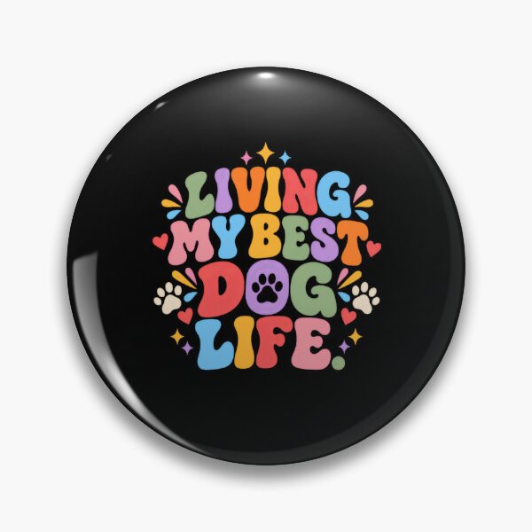 Item preview, Living My Best Dog Life Dog Owner Pet Parent Canine Lover designed and sold by RetroMini2026.