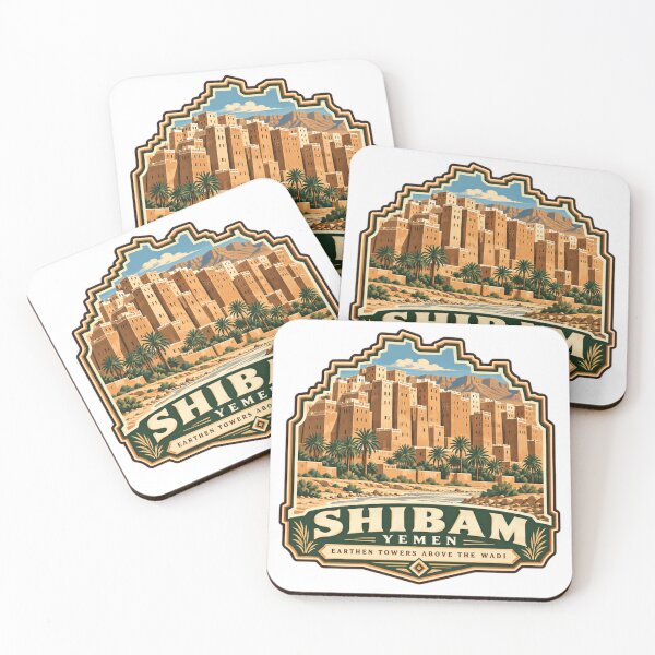 Item preview, Shibam Yemen Earthen Towers Above The Wadi Historic City Travel Landmark designed and sold by Simsimah26Parks.