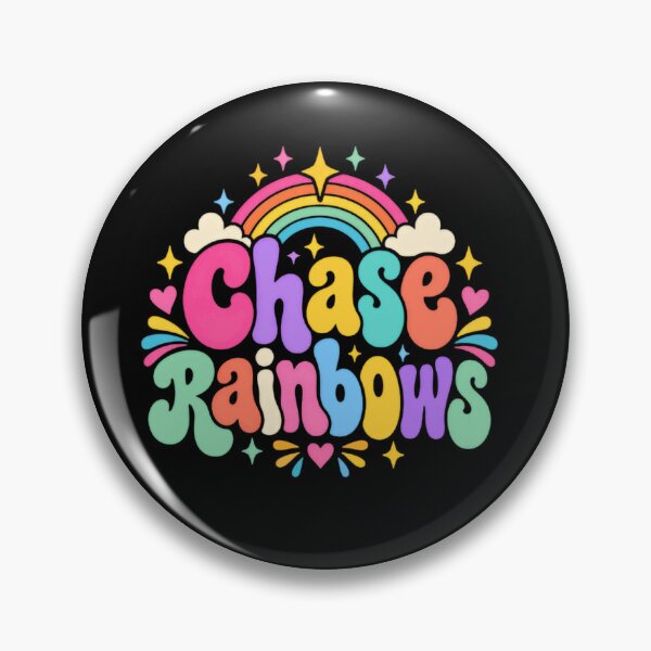 Item preview, Chase Rainbows Retro Groovy Positive Rainbow Pride designed and sold by JonesFlora2025.