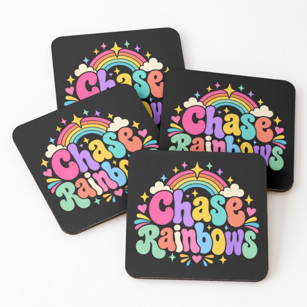 Item preview, Chase Rainbows Retro Groovy Positive Rainbow Pride designed and sold by JonesFlora2025.