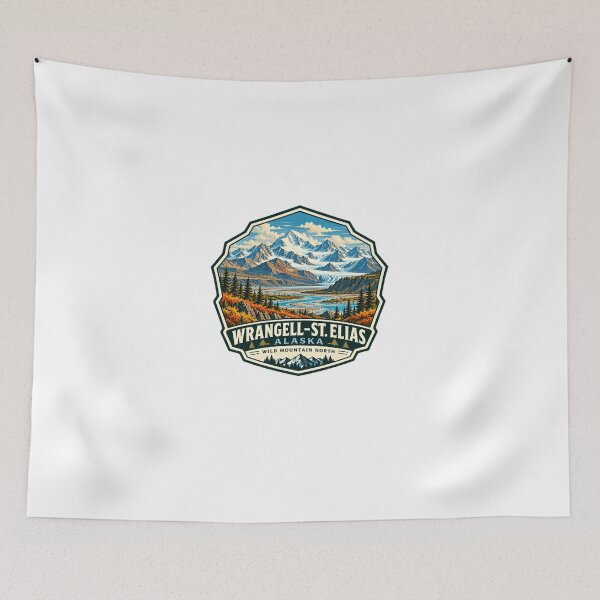 Item preview, Wrangell-St. Elias Alaska Wild Mountain North National Park Travel designed and sold by Star3NowForMe.