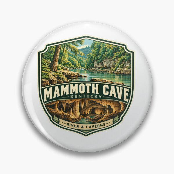 Item preview, Mammoth Cave Kentucky River & Caverns National Park Travel Explorer designed and sold by Simsimah26Parks.