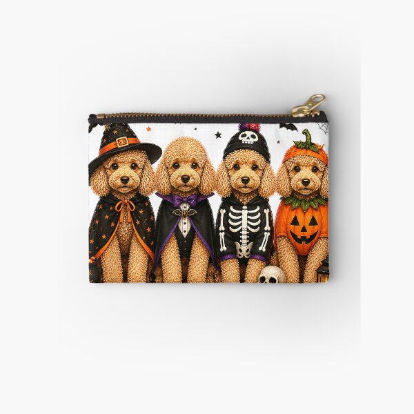 Item preview, Halloween Goldendoodle Ghost Witch Vampire Spooky boy Kid T-Shirt designed and sold by josumitofc.