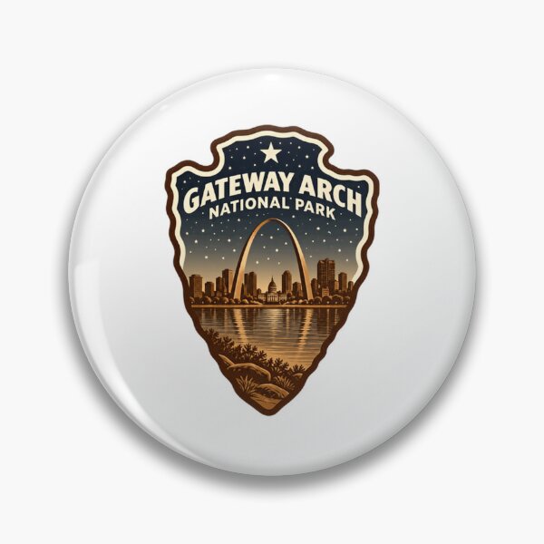 Item preview, Gateway Arch National Park St Louis Missouri Travel Tourist Souvenir designed and sold by Star3NowForMe.