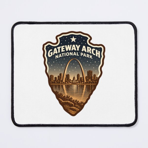Item preview, Gateway Arch National Park St Louis Missouri Travel Tourist Souvenir designed and sold by Star3NowForMe.