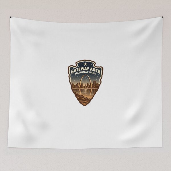 Item preview, Gateway Arch National Park St Louis Missouri Travel Tourist Souvenir designed and sold by Star3NowForMe.