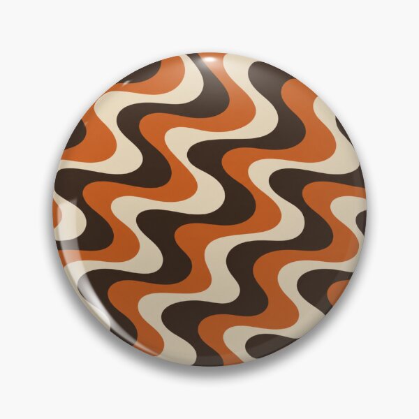 Item preview, Retro 70s Wavy Swirl Seamless Pattern designed and sold by Skyrocketz.