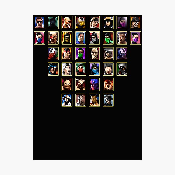 Item preview, People-Call-Me-Mortal-Kombat-Trilogy---Character-Select designed and sold by hobsond.