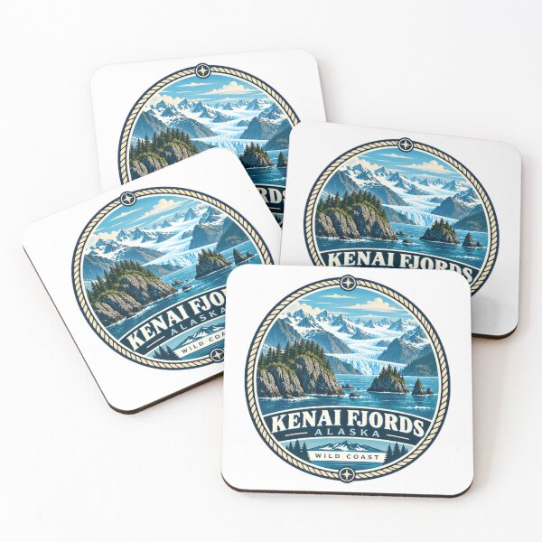 Item preview, Kenai Fjords Alaska Wild Coast National Park Travel Souvenir designed and sold by Simsimah26Parks.