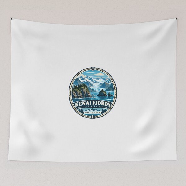 Item preview, Kenai Fjords Alaska Wild Coast National Park Travel Souvenir designed and sold by Simsimah26Parks.