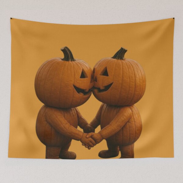 Item preview, Together We Glow ? – Cute Pumpkin Friends designed and sold by Catfcreations.