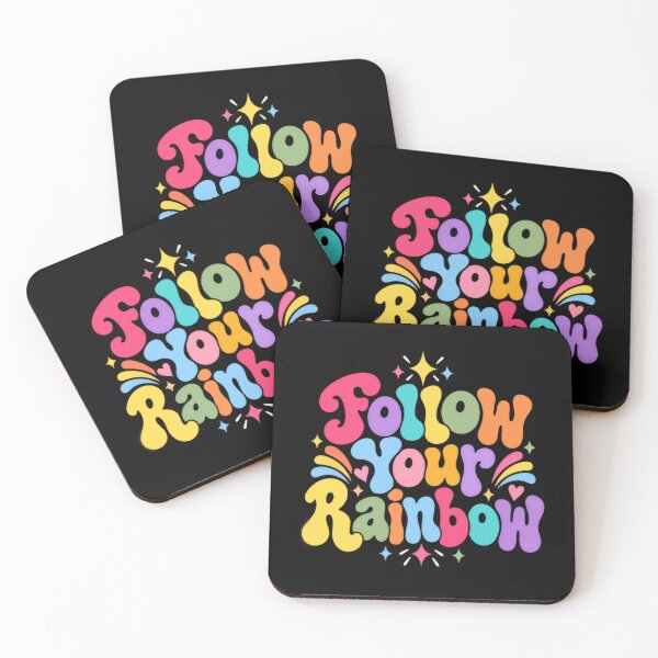Item preview, Follow Your Rainbow Inspirational Positivity Dreamer Optimist designed and sold by RetroMini2026.