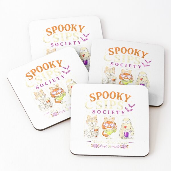 Item preview, Matching Halloween Girls Squad Spooky Sips Society T-Shirt designed and sold by shop-insider.