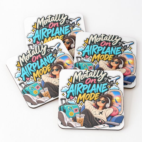 Item preview, Mentally On Airplane Mode – Travel Vacation Aesthetic designed and sold by Genzfirevibes.