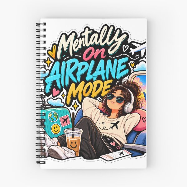 Item preview, Mentally On Airplane Mode – Travel Vacation Aesthetic designed and sold by Genzfirevibes.