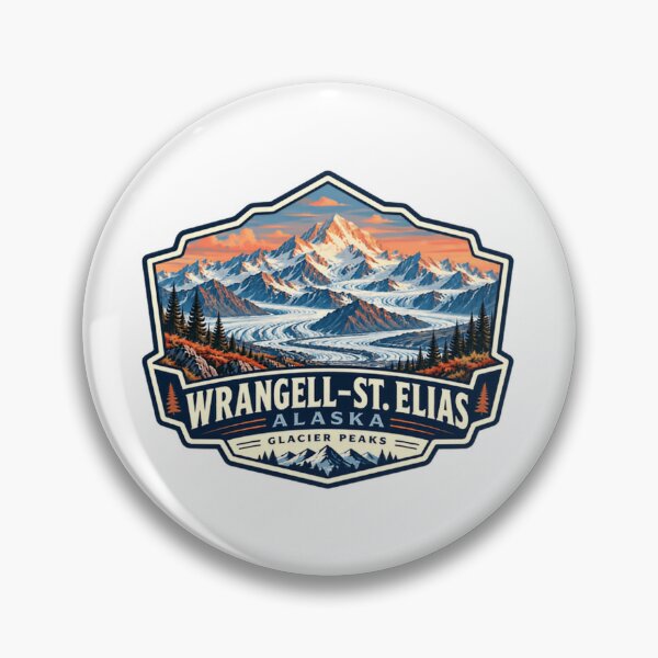 Item preview, Wrangell-St. Elias Alaska Glacier Peaks National Park Travel designed and sold by Star3NowForMe.