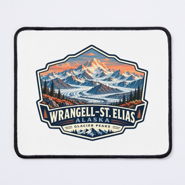 Item preview, Wrangell-St. Elias Alaska Glacier Peaks National Park Travel designed and sold by Star3NowForMe.