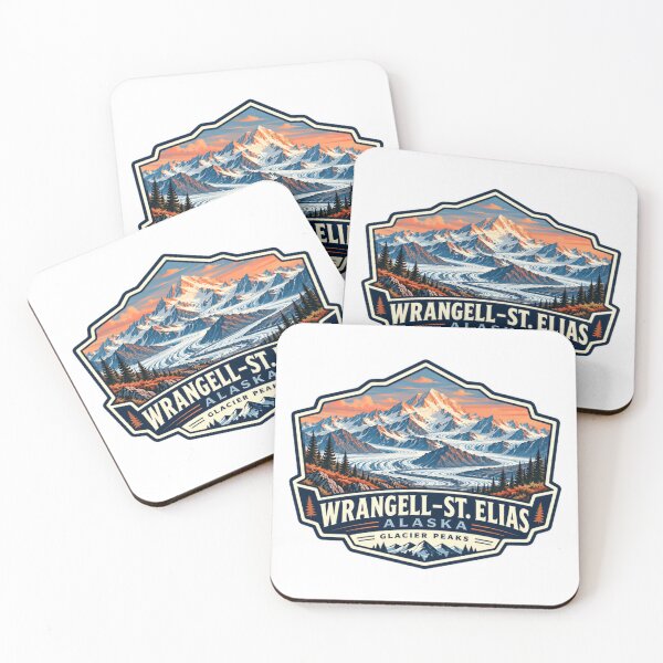 Item preview, Wrangell-St. Elias Alaska Glacier Peaks National Park Travel designed and sold by Star3NowForMe.