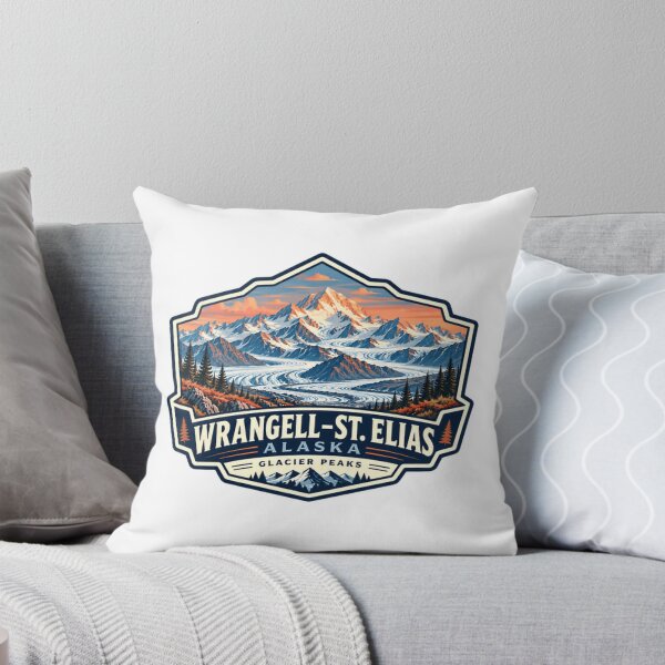 Item preview, Wrangell-St. Elias Alaska Glacier Peaks National Park Travel designed and sold by Star3NowForMe.