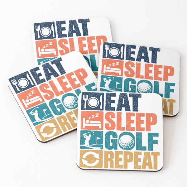 Item preview, Eat Sleep Golf Repeat Golfer Hobby Enthusiast designed and sold by NeedForParks.
