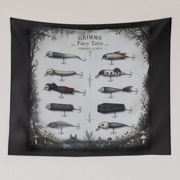 Item preview, Grimms Fishing Lures designed and sold by PictureNZ.