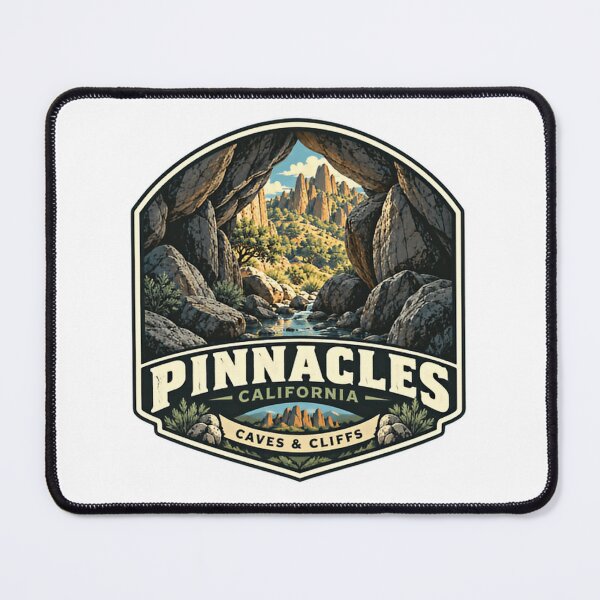 Item preview, Pinnacles California Caves & Cliffs National Park Hiking Travel designed and sold by Star3NowForMe.