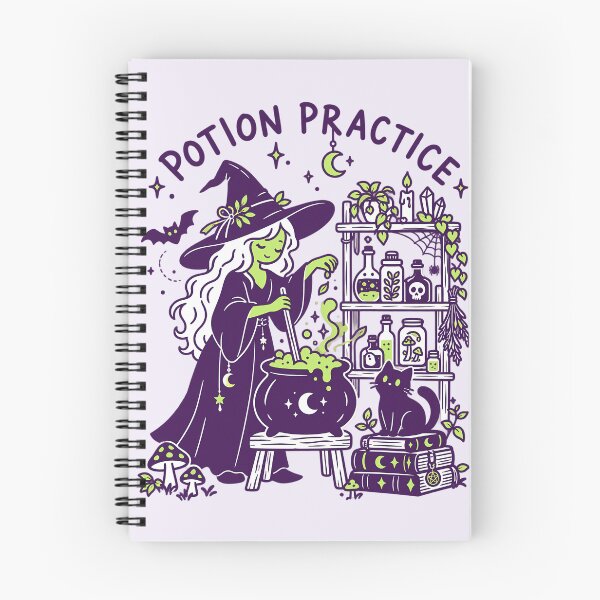 Item preview, Potion Practice Cute Witch Cauldron Halloween designed and sold by Moo7shop.