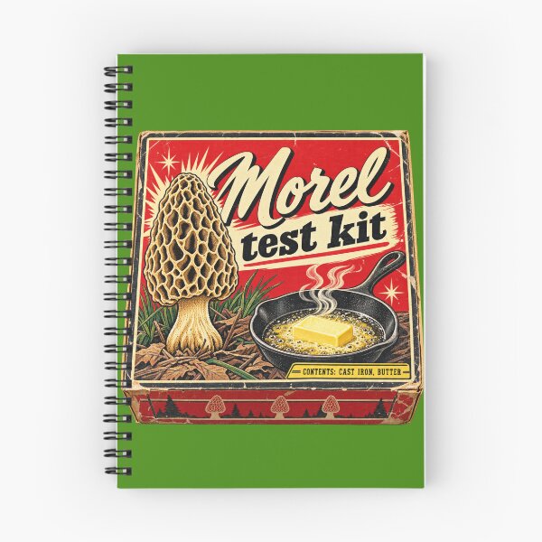 Item preview, Morel Test Kit Cast Iron Butter - Funny Mushroom Cook designed and sold by LottiesLuck.